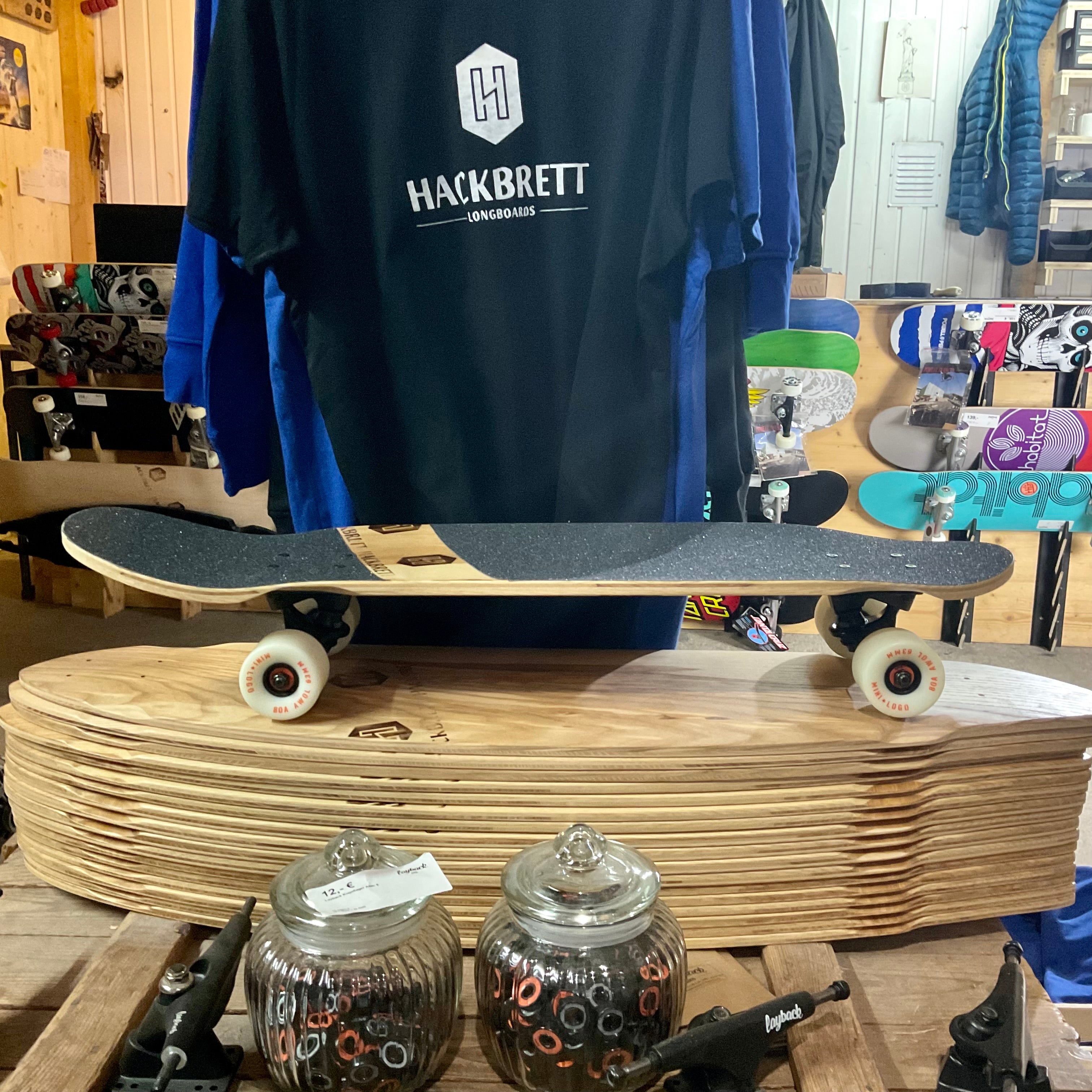 Hackbrett Rantanplan 30.9" Komplettbrett layback-skateshop.myshopify.com Longboard Skateboard
