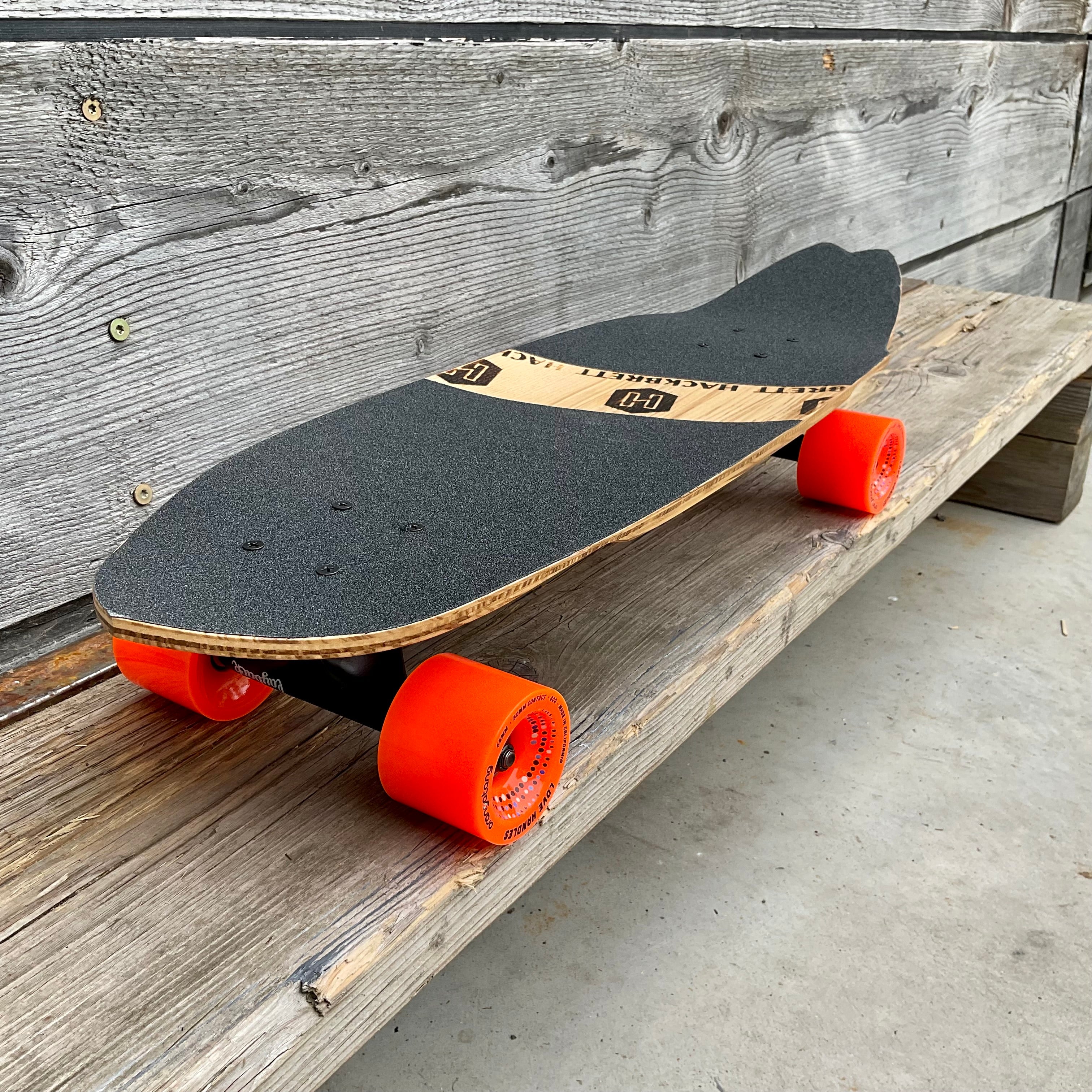 Hackbrett Mini Wasser Kick – Komplettbrett / Orangatang Love Handles
