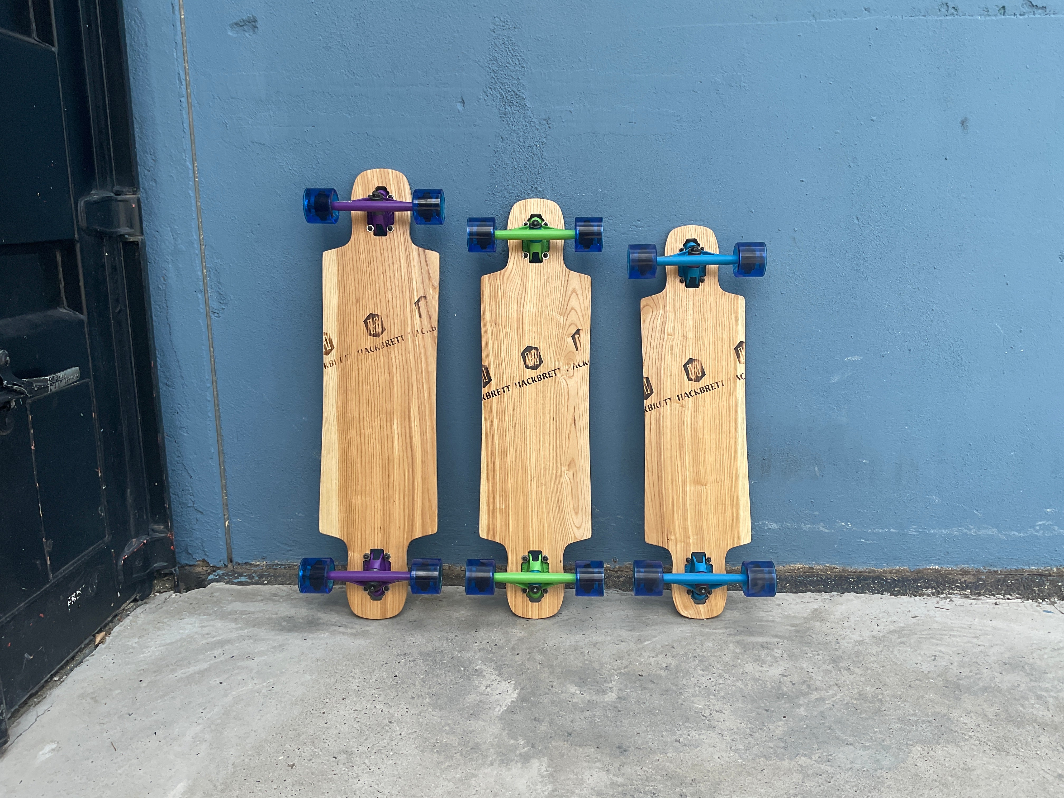 Hackbrett Drop Through Esche Einsteiger Komplett Longboards // Made in Freiburg