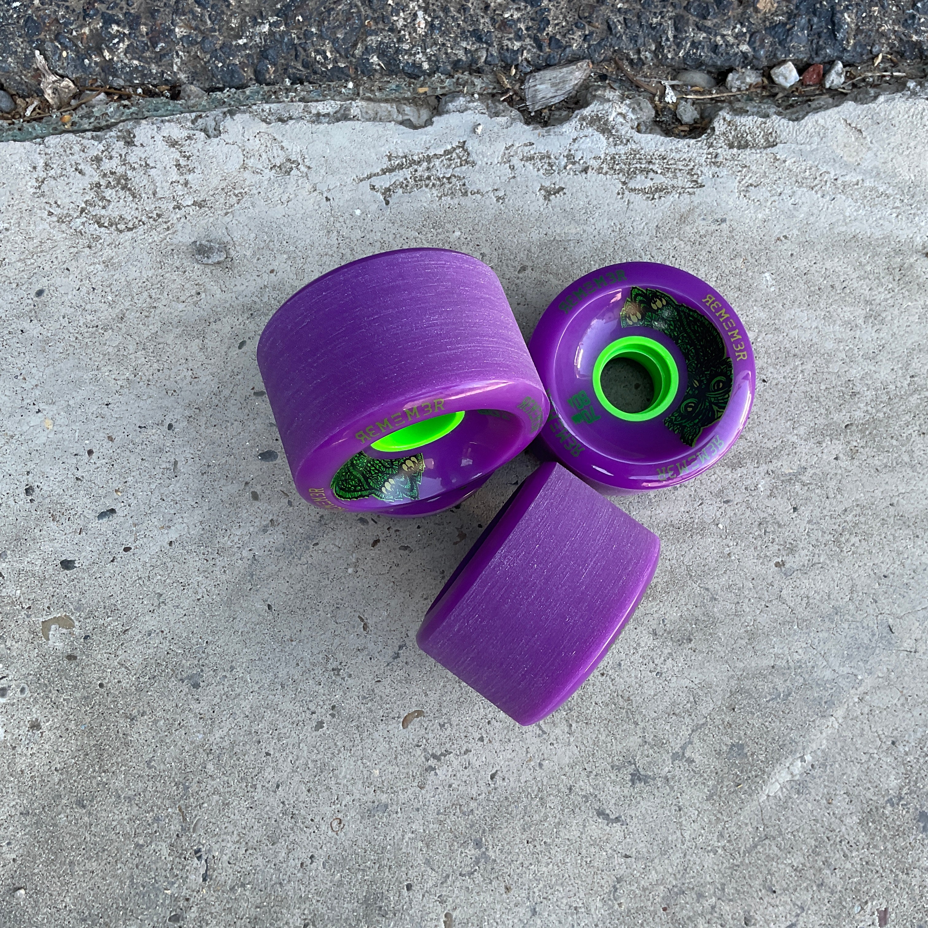 Remember Collective Hoot Wheels 70mm Purple 80a