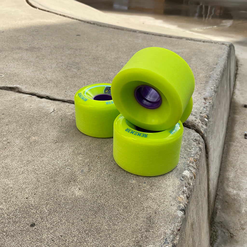 Remember Collective Lil Hoot Wheels 65mm Lime Green 82a