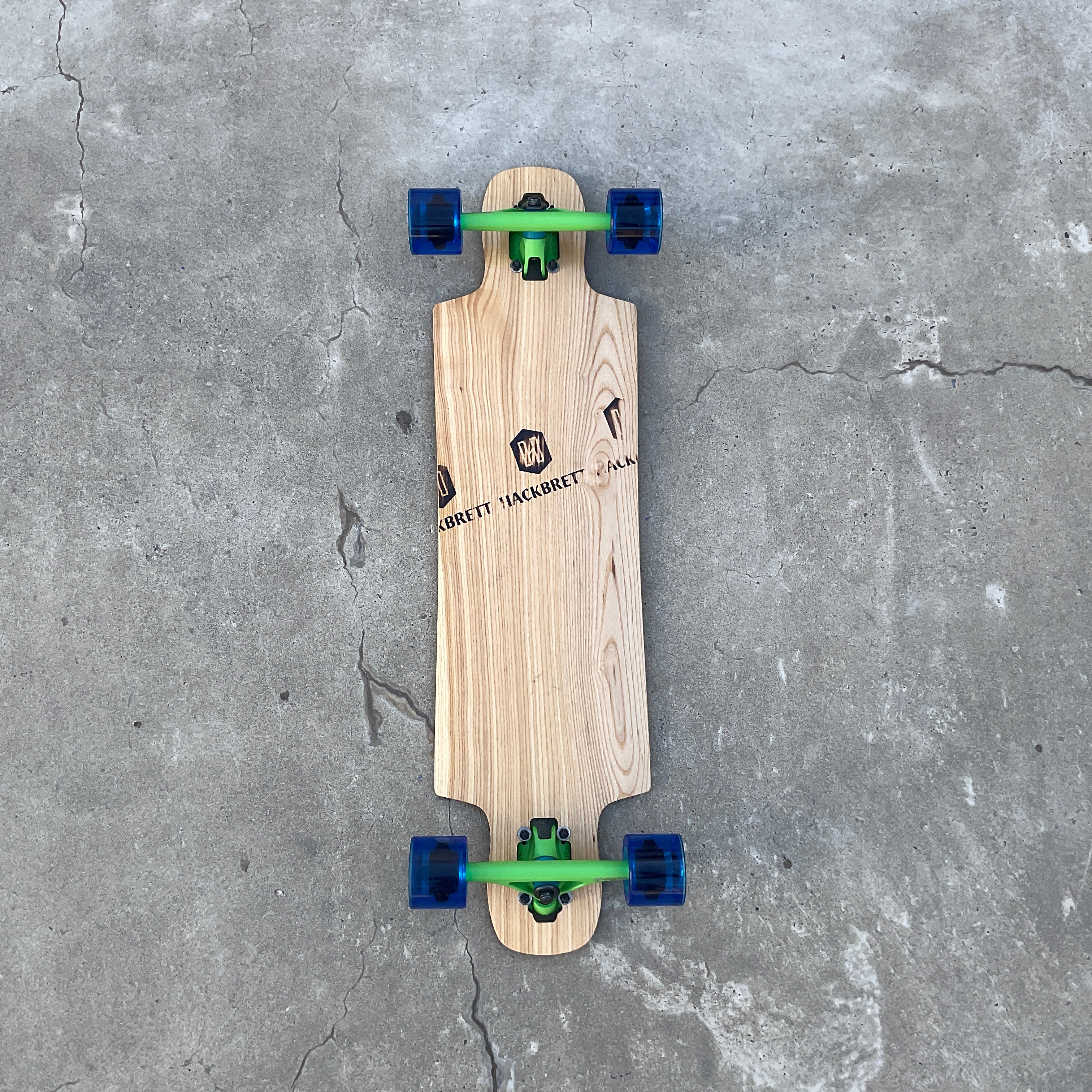Hackbrett Drop Through Esche Einsteiger Komplett Longboards // Made in Freiburg