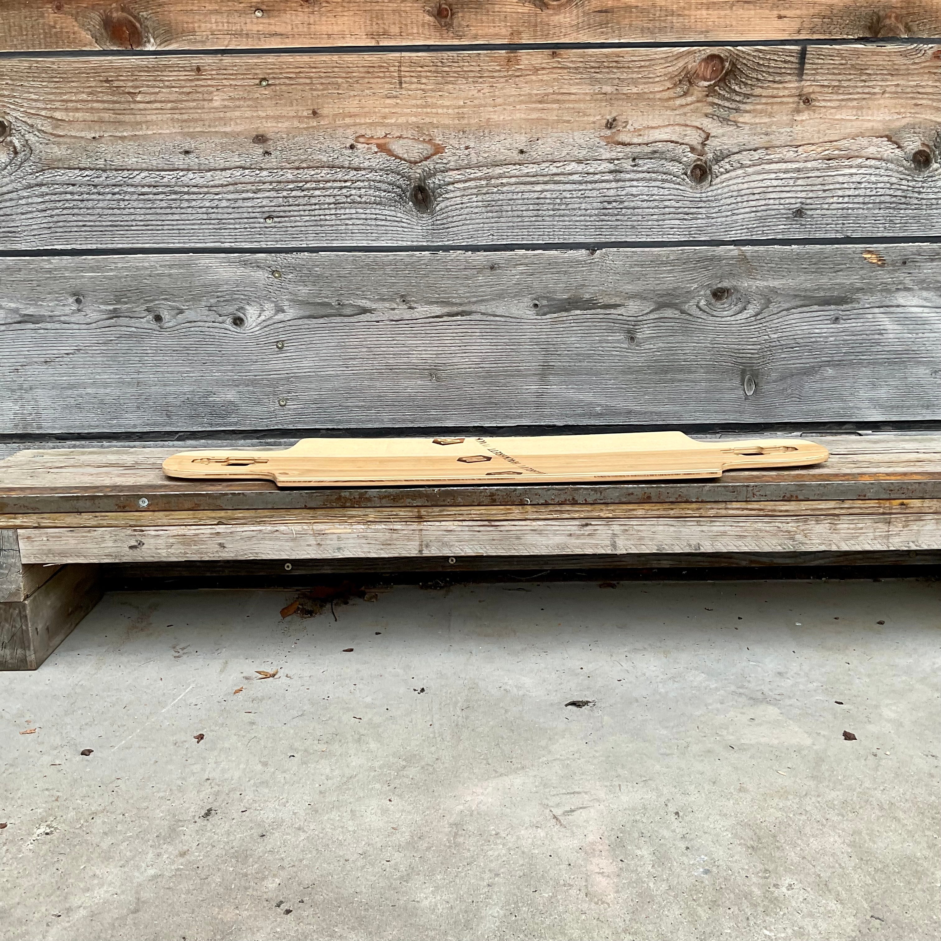 Hackbrett Tick 92cm Esche layback-skateshop.myshopify.com Longboard Skateboard