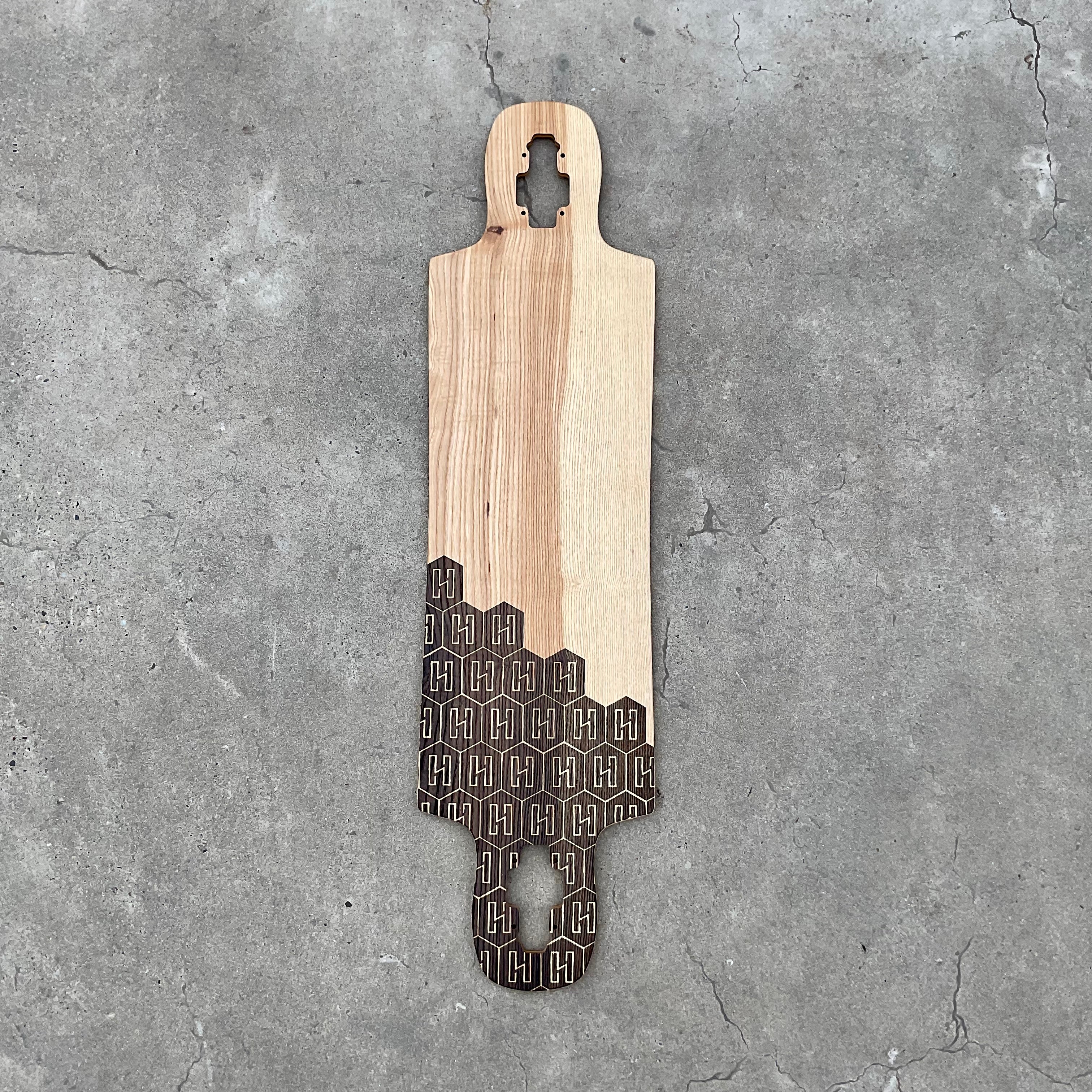 Hackbrett Tick 92cm Esche layback-skateshop.myshopify.com Longboard Skateboard