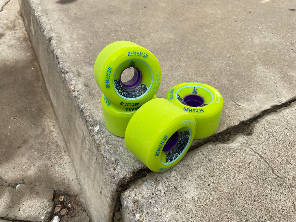 Remember Collective Lil Hoot Wheels 65mm Lime Green 82a