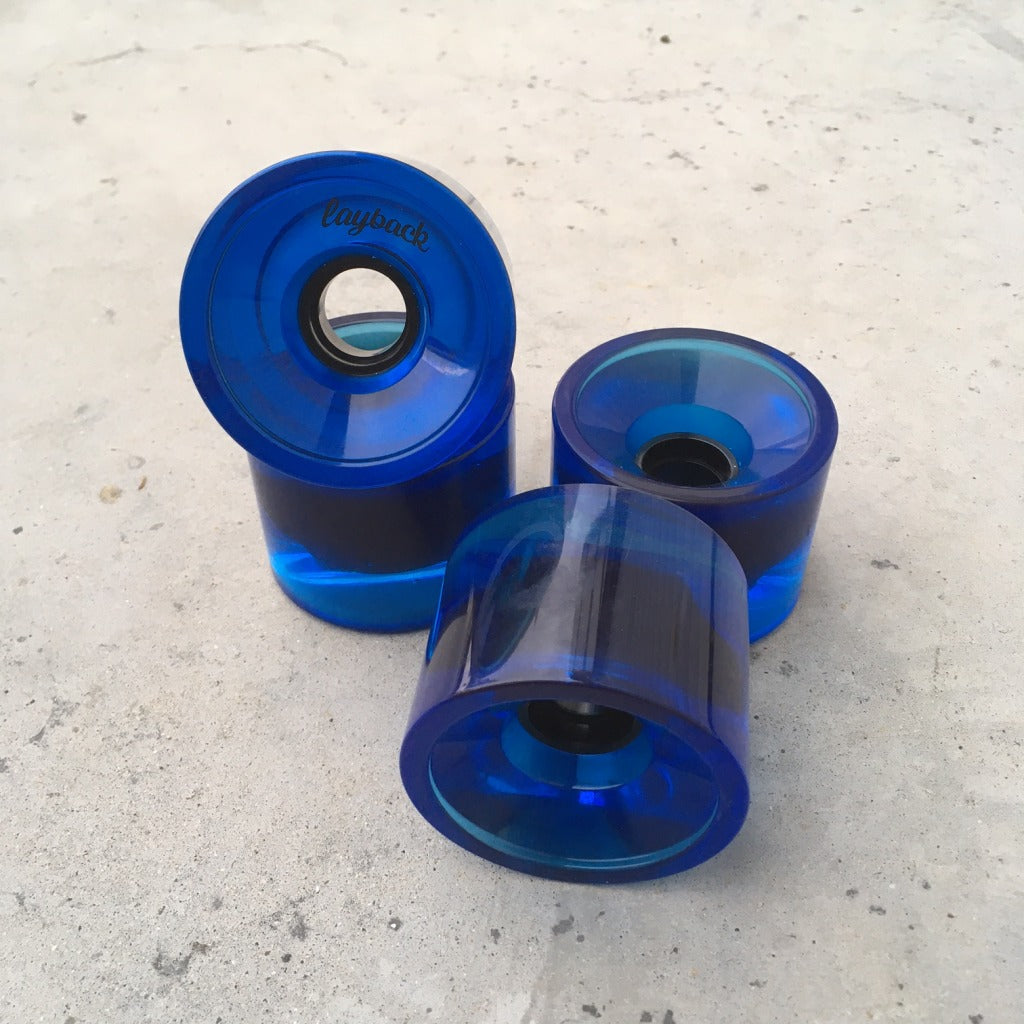 Layback Rollen 69mm 78a blau layback-skateshop.myshopify.com Longboard Skateboard